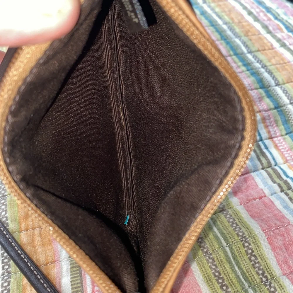 Coach Tan wristlet